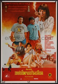 7w0109 PULP FICTION signed #47/99 22x31 Thai art print 2021 by Wiwat, different art of cast!