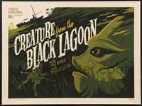 7w0055 TOM WHALEN'S UNIVERSAL MONSTERS #23/230 18x24 art print 2013 Black Lagoon art, regular!