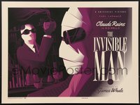 7w0090 TOM WHALEN'S UNIVERSAL MONSTERS #115/230 18x24 art print 2013 Invisible Man, standard!