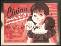 7w0098 TWILIGHT ZONE artist's proof 18x24 art print 2015 Living Doll, Tom Whalen, foil regular ed.!