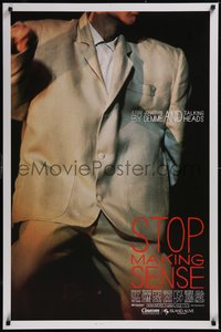 7w0682 STOP MAKING SENSE 1sh 1984 Jonathan Demme, Talking Heads, David Byrne's suit by Adelle Lutz!