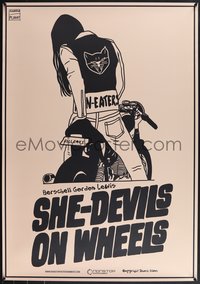 7w0408 SHE-DEVILS ON WHEELS Swedish 2023 art by Lisen Haglund, NonStop Timeless, ultra rare!