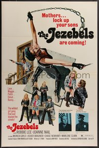 7w0695 SWITCHBLADE SISTERS 1sh 1975 classic wildest girl gang artwork image, The Jezebels!