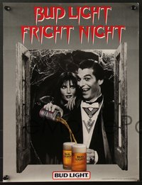 7w0751 BUDWEISER group of 3 12x16 advertising posters 1984 wacky Bud Light Fright Night, ultra rare!