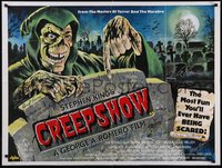 7x0003 CREEPSHOW signed British quad 1982 by George A. Romero, Tom Savini + NINE more, Chantrell art