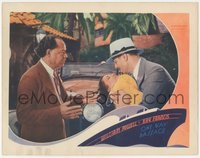 7x0268 ONE WAY PASSAGE LC 1932 condemned William Powell holds unconscious Kay Francis, ultra rare!