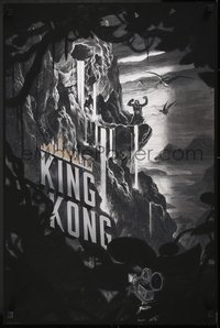 7x0113 KING KONG #93/280 foil 20x30 art print 2015 Nicolas Delort art, regular edition!