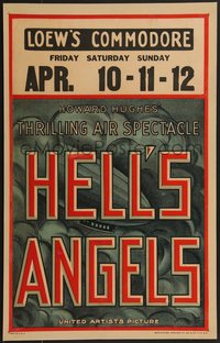 7x0068 HELL'S ANGELS WC 1930 Howard Hughes' thrilling air spectacle, different & ultra rare!