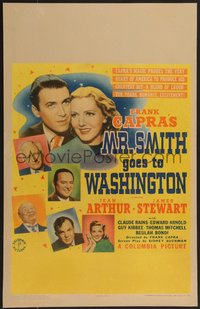 7x0073 MR. SMITH GOES TO WASHINGTON WC 1939 James Stewart, Jean Arthur, Frank Capra, ultra rare!