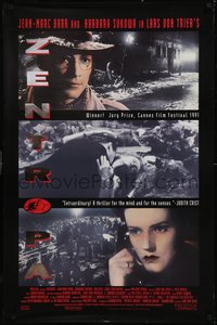 7x0127 ZENTROPA foil 1sh 1992 Lars Von Trier's Europa, Jean-Marc Barr, Barbara Sukowa, Max Von Sydow!