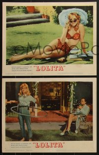 7x0295 LOLITA 8 LCs 1962 Kubrick classic, James Mason, Sue Lyon, Winters, Sellers, rare complete set!