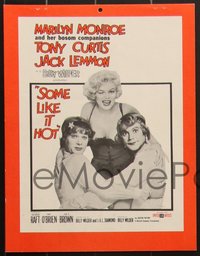 7x0179 SOME LIKE IT HOT 5 promo book pages 1959 Marilyn Monroe, March 18 premiere, ultra rare!