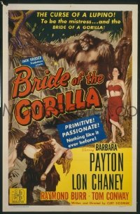 BRIDE OF THE GORILLA 1sheet