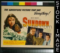 #4081 SUNDOWN TC '41 Gene Tierney 