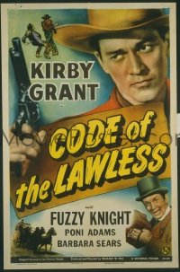 CODE OF THE LAWLESS 1sheet