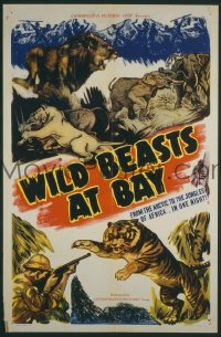 WILD BEASTS AT BAY 1sheet