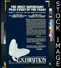 #522 EXHIBITION 1sh '75 X-rated! 