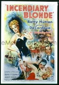 INCENDIARY BLONDE 1sheet