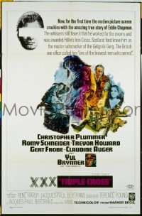 #432 TRIPLE CROSS 1sh '67 Plummer, Brynner 