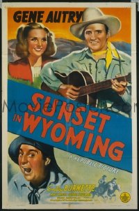 SUNSET IN WYOMING 1sheet