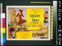 K315 QUIET MAN title lobby card '51 John Wayne, Maureen O'Hara