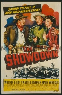 SHOWDOWN ('50) 1sheet