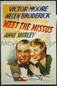 MEET THE MISSUS ('37) 1sheet