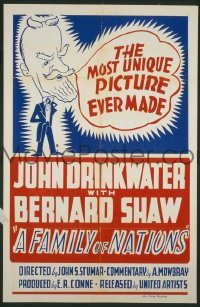 FAMILY OF NATIONS 1sh '30s