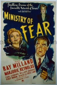 MINISTRY OF FEAR 1sheet