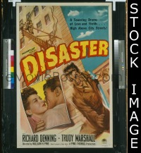 #217 DISASTER 1sh '48 Denning, Marshall 