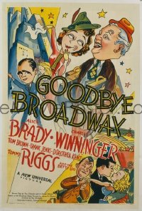 GOODBYE BROADWAY 1sheet