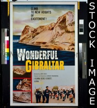 #651 WONDERFUL GIBRALTAR 1sh '59 travelogue 