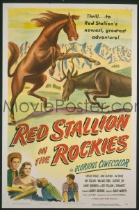 RED STALLION IN THE ROCKIES 1sheet