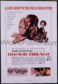 DOCTOR ZHIVAGO R1980 1sheet