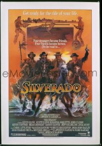 I022 SILVERADO one-sheet movie poster '85 Kevin Kline, Costner