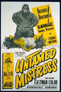 UNTAMED MISTRESS 1sheet