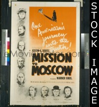 MISSION TO MOSCOW 1sheet