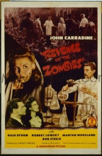 REVENGE OF THE ZOMBIES ('43) 1sheet