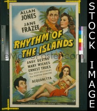 #565 RHYTHM OF THE ISLANDS 1sh '43 Jones 