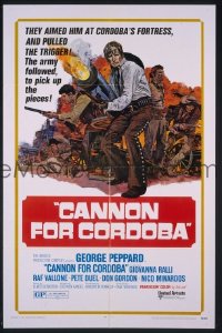 #3352 CANNON FOR CORDOBA 1sh '70 Peppard 