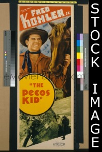 #126 PECOS KID insert '35 Fred Kohler Jr. 