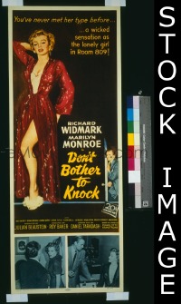 DON'T BOTHER TO KNOCK ('52) insert