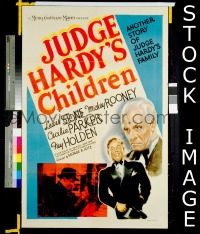 #207 JUDGE HARDY'S CHILDREN 1sh '38 Stone 