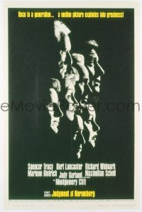 #0834 JUDGMENT AT NUREMBERG 1sh 61 Lancaster 