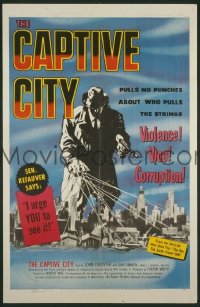 CAPTIVE CITY ('52) 1sheet