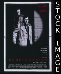 #4721 DONNIE BRASCO DS 1sh '97 Pacino, Depp 