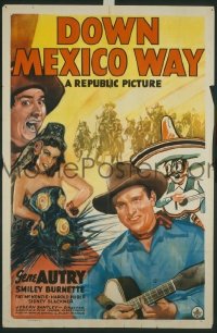 #176 DOWN MEXICO WAY 1sh '41 Gene Autry 