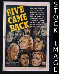 FIVE CAME BACK 1sheet