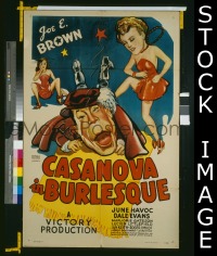 CASANOVA IN BURLESQUE 1sheet