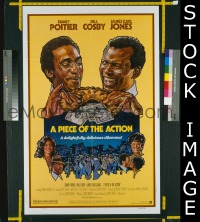 #210 PIECE OF THE ACTION 1sh '77 Poitier 